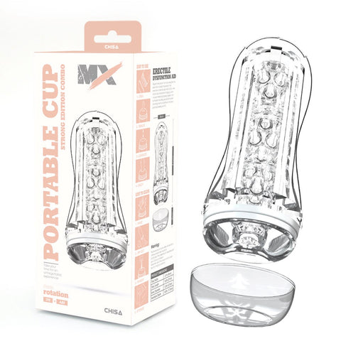 Portable Cup Strong Edition Combo Masturbator by Chisa - Masturbators and Strokers