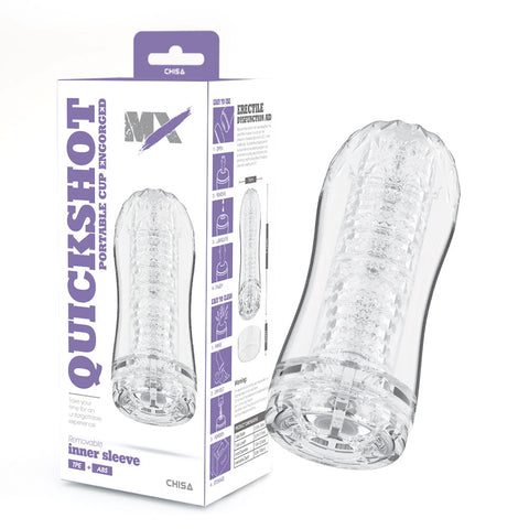 MX Quickshot Engorged Mens Pleasure Masturbator by Chisa - Masturbators and Strokers