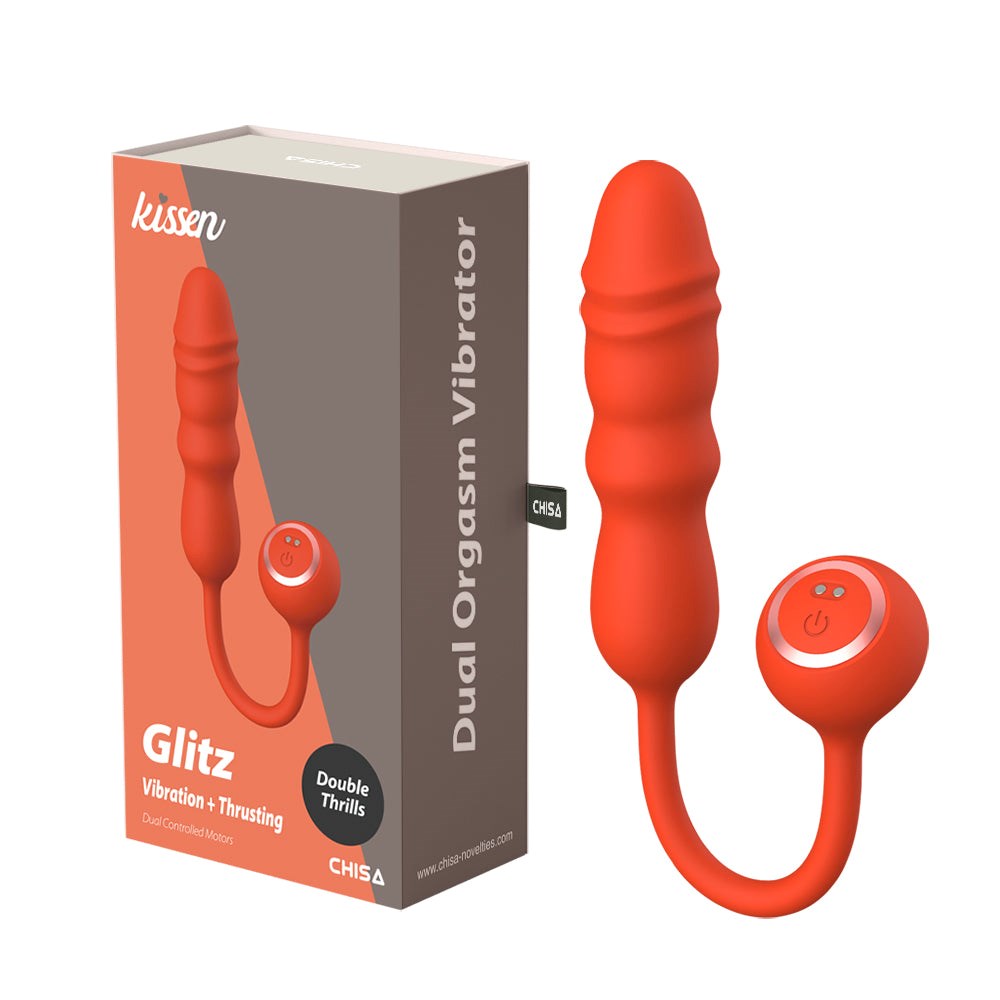 Kissen Glitz 10 Function Vibrating Love Eggs Orange - Love Eggs and Kegel Exercisers