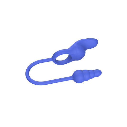 Kissen Dally Double Motor Clitoral Massager Blue