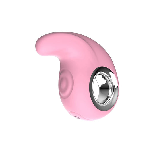 Kissen Comma Vibration & Tapping Pattern Clitoral Massager Pink