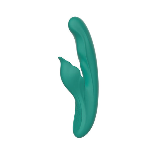 Kissen Kymo Triple Orgasm Rabbit Vibrator Green