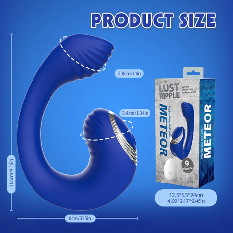 Meteor Remote Control Clit Vibrator by Chisa - Clit Ticklers and Pulsators
