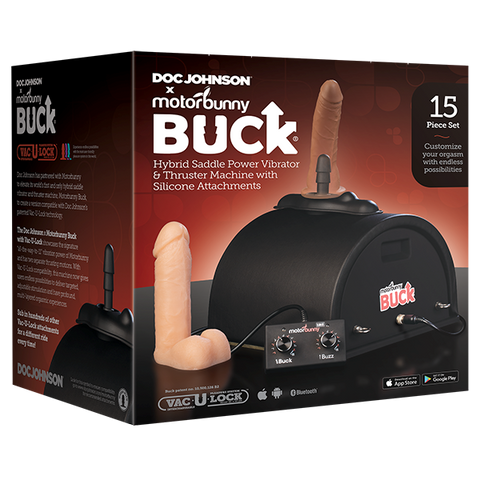 Motorbunny Buck With Vac-U-Lock by Doc Johnson - Sex Machines