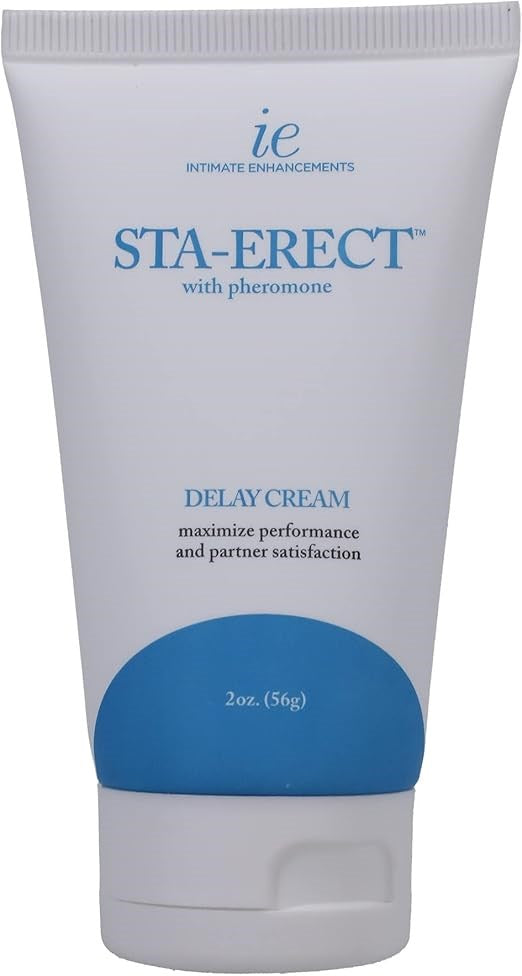 Sta Erect With Pheromone Sex Delay Cream by Doc Johnson - Delay and Excite Sprays