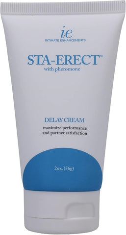 Sta Erect With Pheromone Sex Delay Cream by Doc Johnson - Delay and Excite Sprays