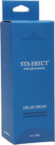 Sta Erect With Pheromone Sex Delay Cream by Doc Johnson - Delay and Excite Sprays