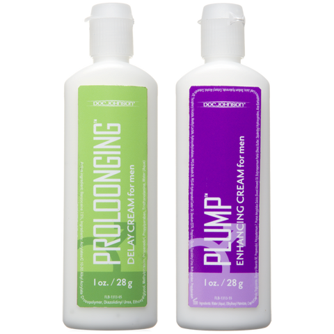 Prolonging and Plump Cream for Men by Doc Johnson - Delay and Excite Sprays