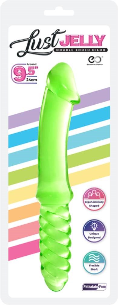Lust Jelly Double Ended Flexible Shaft Realistic Dildo - Realistic Dildos