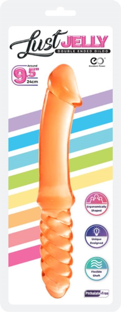 Lust Jelly Double Ended Flexible Shaft Realistic Dildo - Realistic Dildos