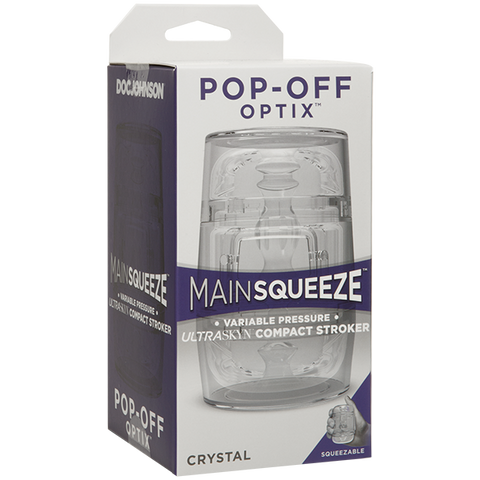 Main Squeeze Pop-off Optix Realistic Male Stroker - Masturbators and Strokers