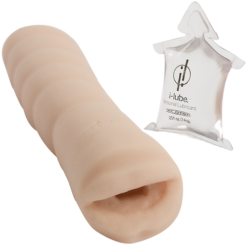 Quickies To Go Ultraskyn Mouth Stroker by Doc Johnson - Masturbators and Strokers