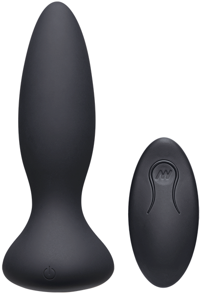 A-Play Vibe Adventurous Remote Control Rechargeable Butt Plug Black