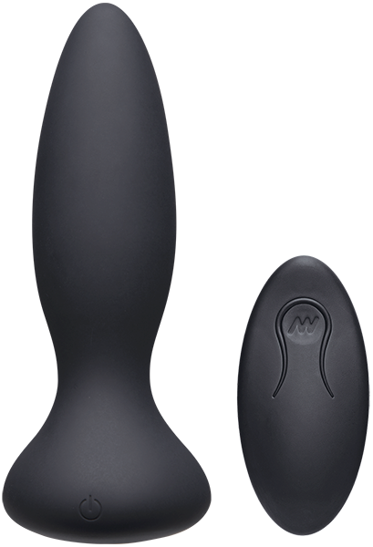 A-Play Thrust Adventurous Rechargeable Remote Control Silicone Anal Plug Black