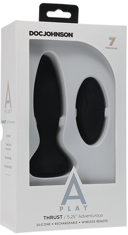 A-Play Thrust Adventurous Rechargeable by Doc Johnson - Butt Plugs