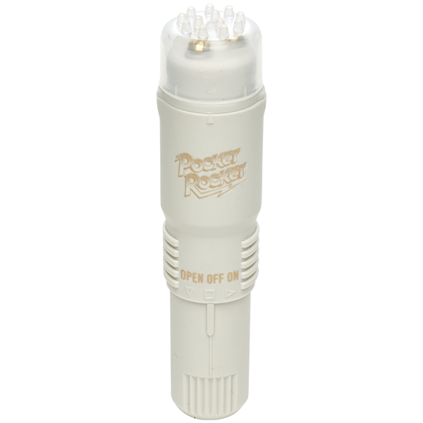 Pocket Rocket The Original Vibrating Body Wand Massager White - Body Wands