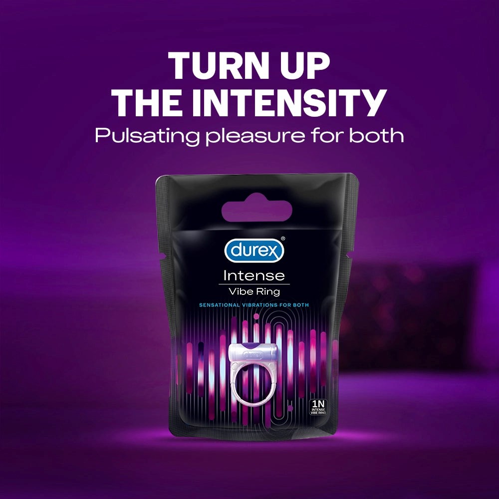 Durex Play Vibrations Mens Cock Ring Stimulator - Vibrating Cock Rings