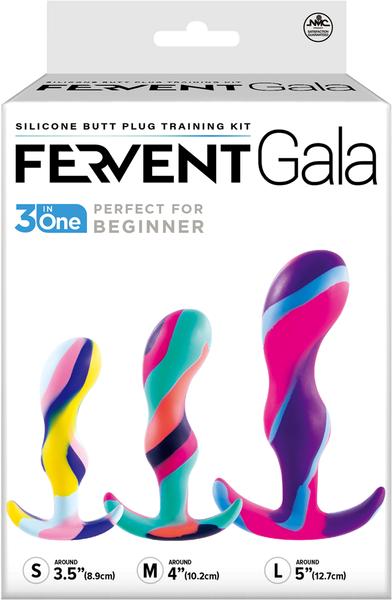 Fervent Gala Silicone Butt Plug Training Kit - Butt Plugs