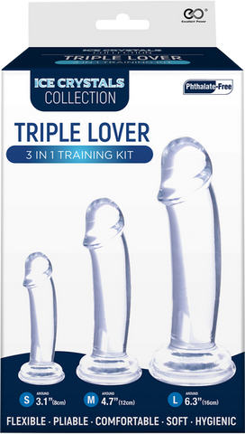 Triple Lover 3-in-1 Training Butt Plug Kit - Butt Plugs