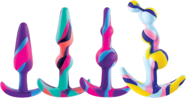 Fervent Gala Flared Base Silicone Butt Plug Training Kit - Butt Plugs