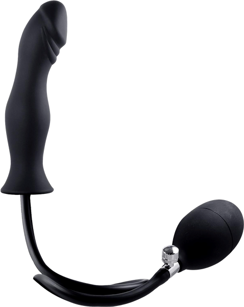 Strafe Inflatable Silicone Penis Shape Butt Plug - Butt Plugs