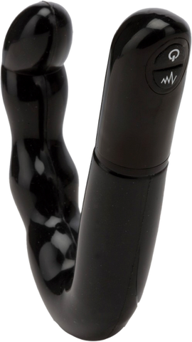 Excellent Power Ebony 10 Function Prostate Massager - Prostate Toys