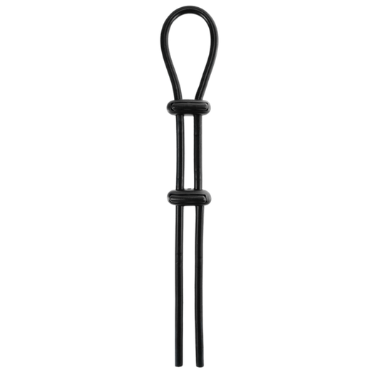 Adjustable Cock Ornament with Ball Strap - Stretchy Cock Rings