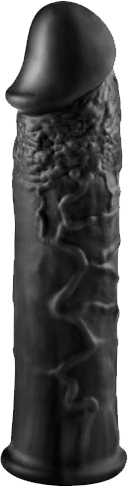 Excellent Power Penis Length Extender 6 Inch Black - Penis Sleeves and Extenders