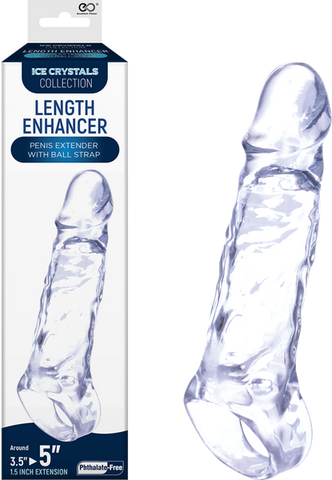 Ice Crystals Collection Penis Length Enhancer - Penis Sleeves and Extenders