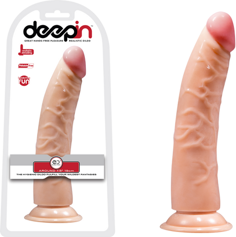 DeepIn Thin Realistic Dong 7.5 Inch by NANMA Corporation - Realistic Dildos