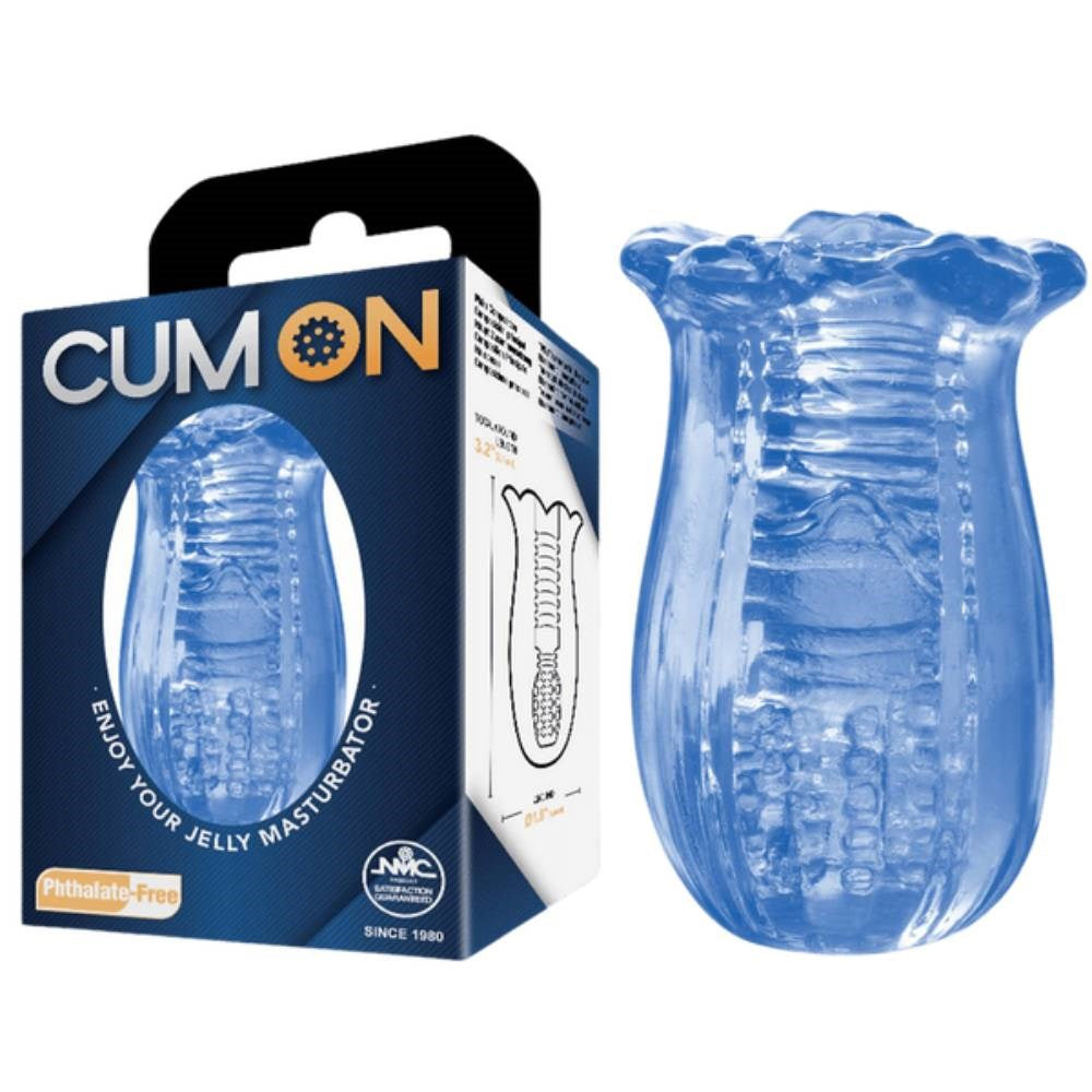 Cum On 3.2 Inches Pocket Jelly Mens Masturbator - Masturbators and Strokers