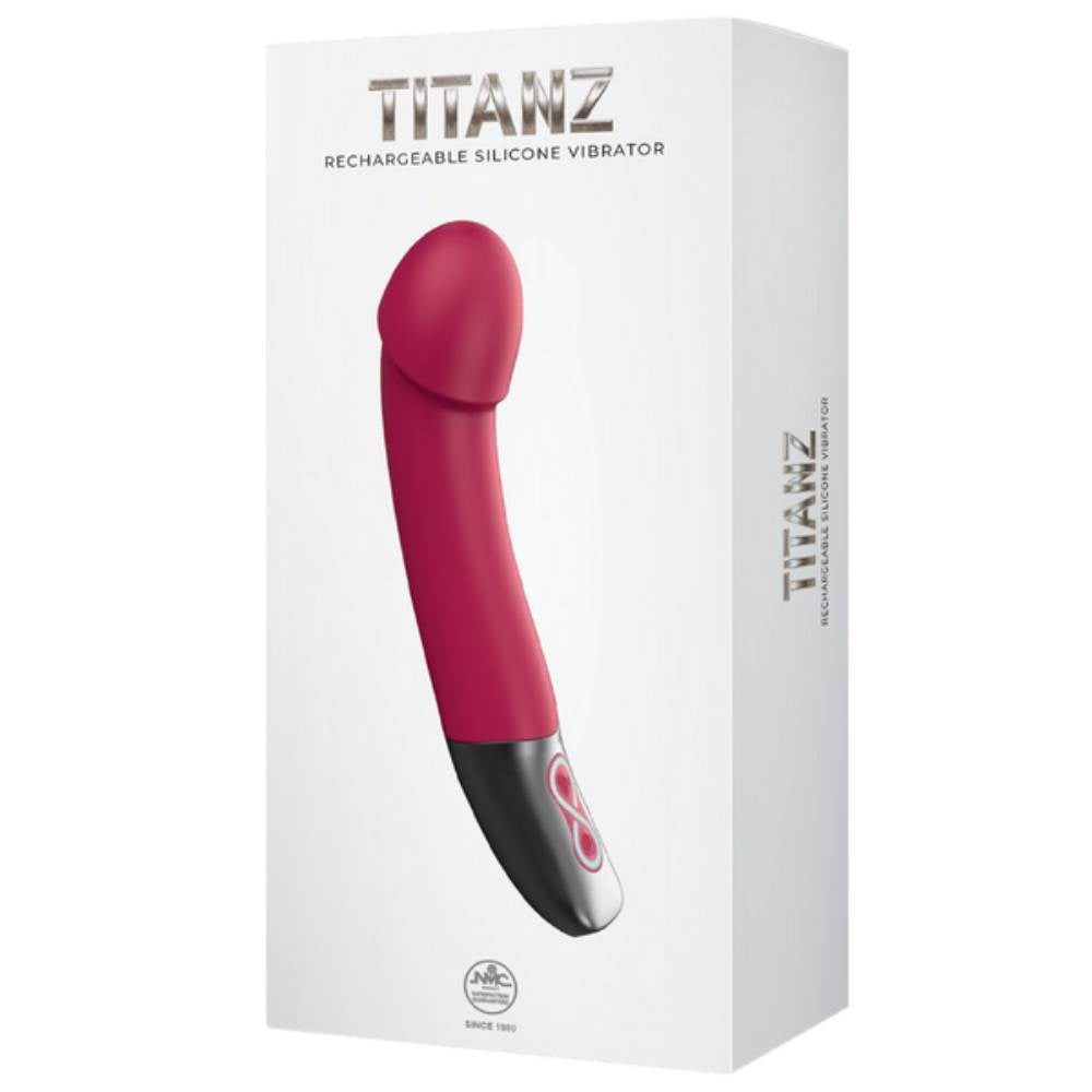 Titanz 10 Functions G-Spot Rechargeable Silicone Vibrator - G-Spot Vibrators