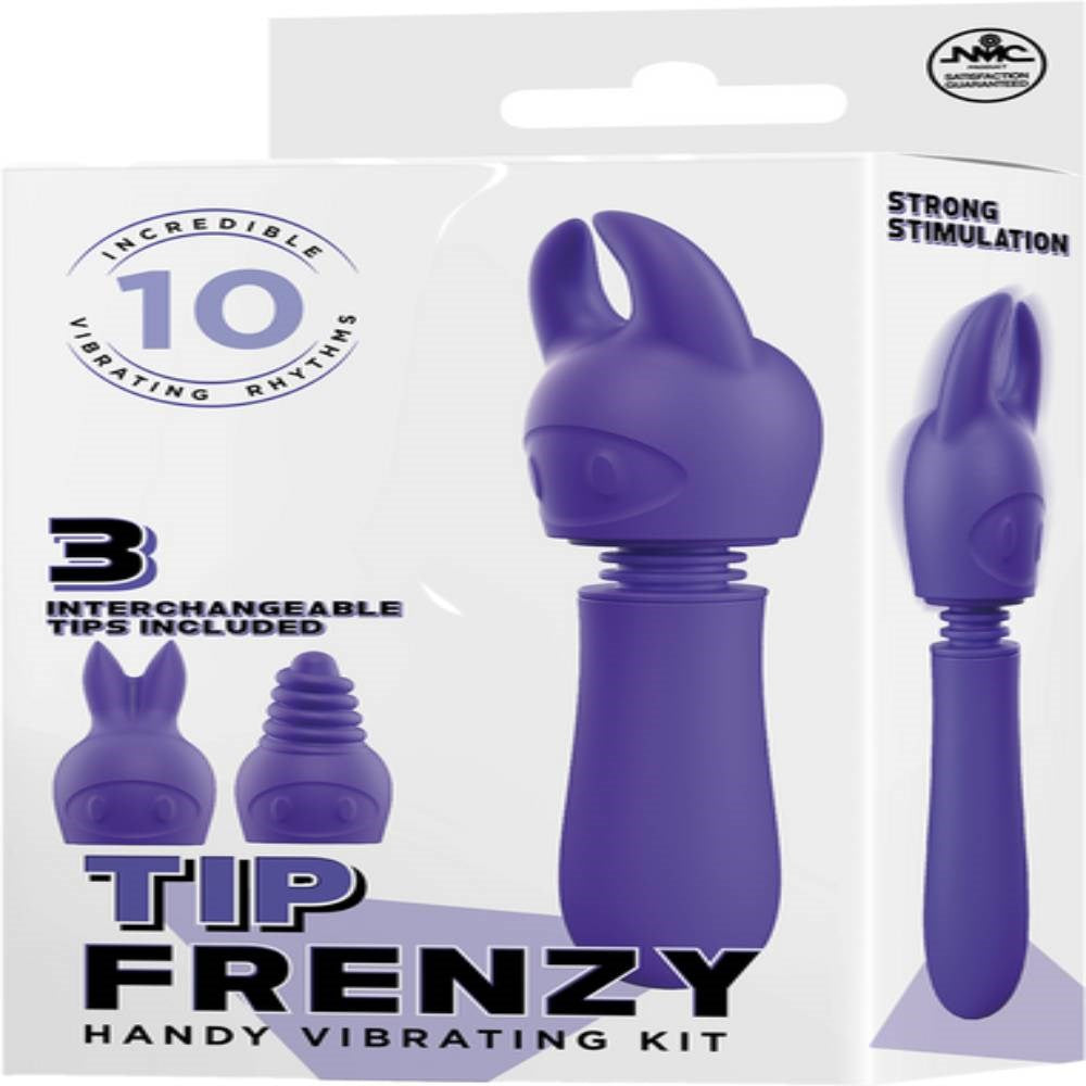 Excellent Power Tip Frenzy 10 Functions Silicone Body Wands Massager - Body Wands