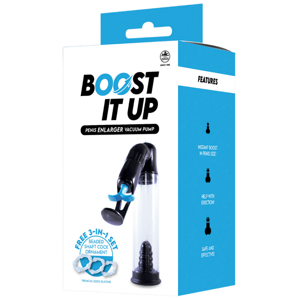 Boost It Up Male Penis Enlarger Vacuum Pump Device - Penis Pumps And Stretchers