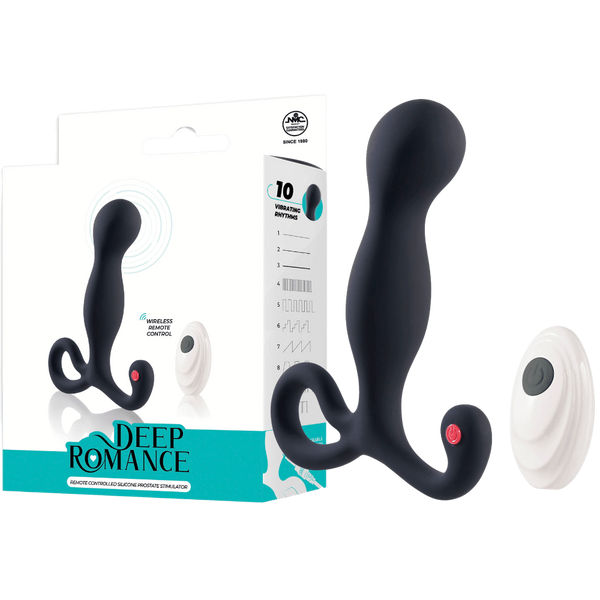Deep Romance Remote Controlled Silicone Prostate Stimulator - Prostate Toys