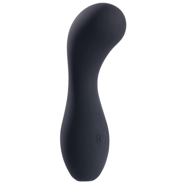 Deep Romance One Touch Control G Spot Silicone Stimulator Black - G-Spot Vibrators