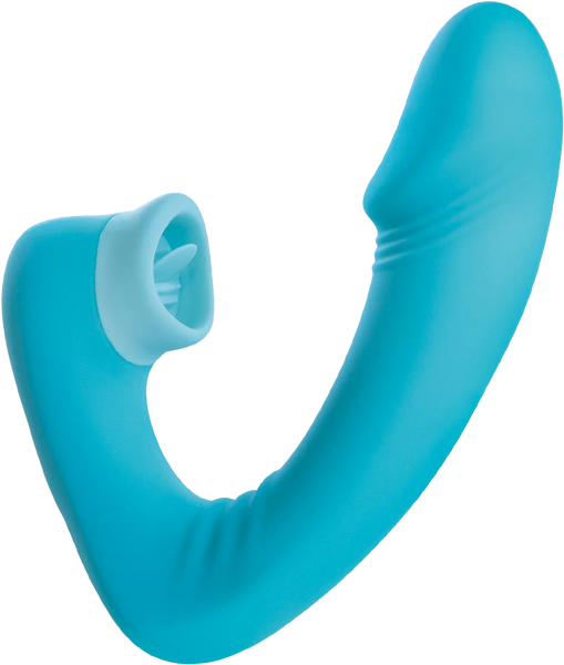 Dual Motor Wearable Vibrator Blue by NANMA Corporation - Clit Ticklers and Pulsators