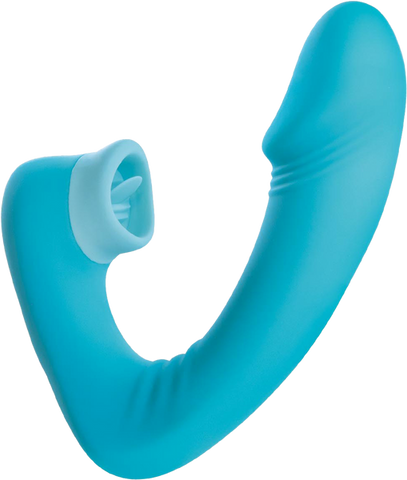Dual Motor Wearable Vibrator Blue by NANMA Corporation - Clit Ticklers and Pulsators