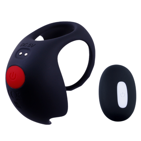 Cock Ornament with Scrotal Stimulator Vibrating Cock Ring - Vibrating Cock Rings