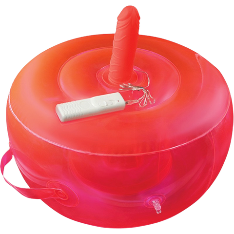 Bouncy Banger Inflatable Vibrating Dildo by Hott Products - Inflatable Dildos and Vibrators
