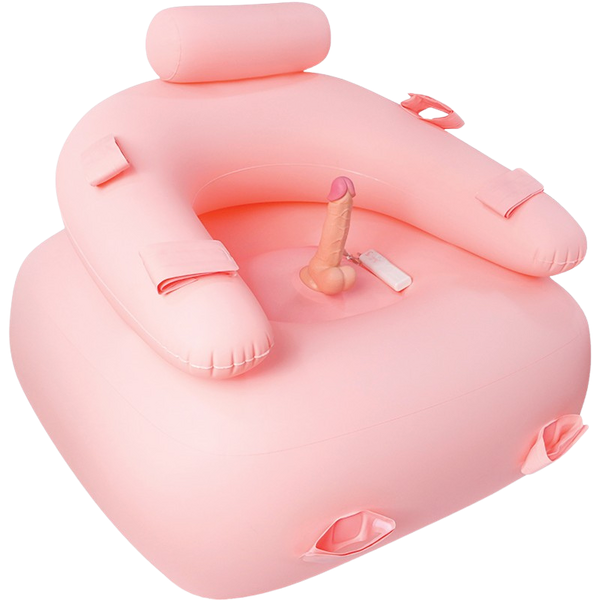 Hott Products Get Down On It Inflatable Vibrating Dildo - Inflatable Dildos and Vibrators