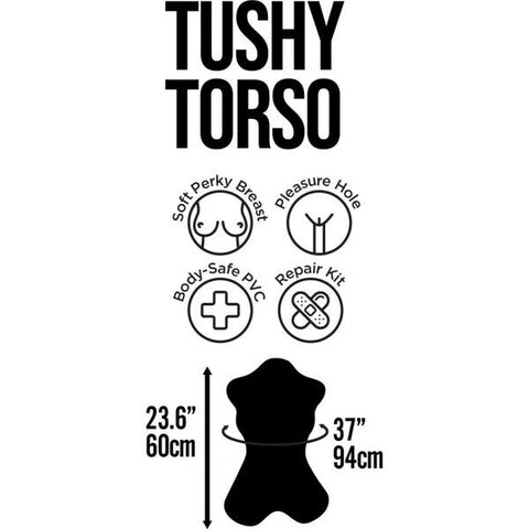 Tushy Torso Inflatable Dildo by Hott Products - Love Dolls