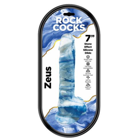 Zeus 7" Textured Dildo by Hott Products - Realistic Dildos
