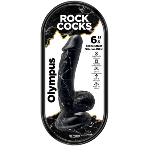 Rock Cocks Olympus Suction Cup Textured Dildo - Realistic Dildos
