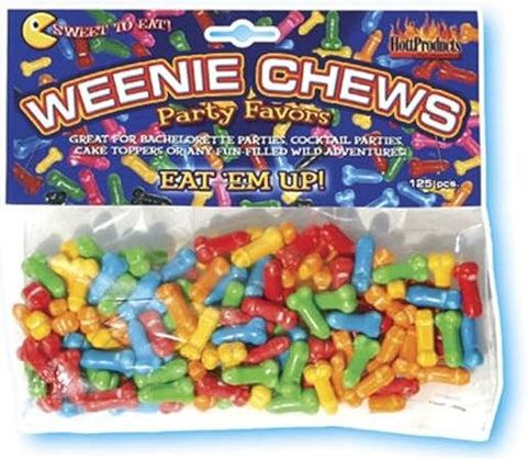 Weenie Chews 125 Chews Party Gift by Hott Products - Party Gifts and Novelties