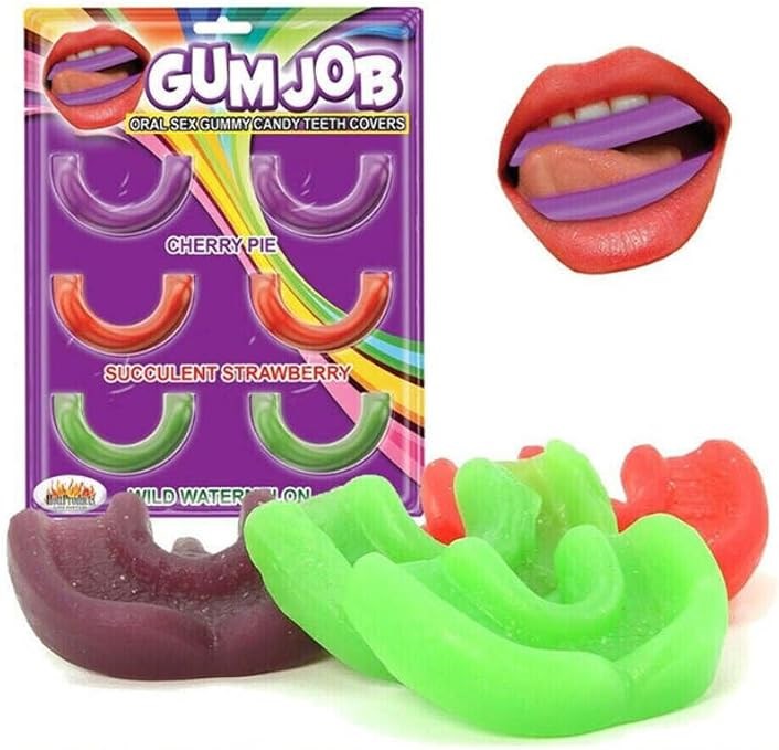 Hott Products Gum Job Oral Sex Candy Teeth Covers - Party Gifts and Novelties
