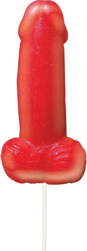 Jumbo Gummy Edible Cock Pop Strawberry by Hott Products - Party Gifts and Novelties