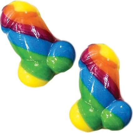 Rainbow Pecker Bites Edible Candy by Hott Products - Party Gifts and Novelties