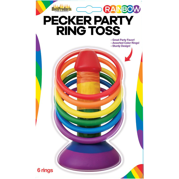 Rainbow Pecker Party Ring Toss - Party Gifts and Novelties