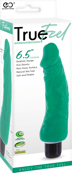 True Feel Trojan Realistic Design Vibrating Dildo - Vibrating Dildos